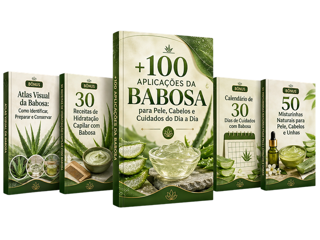 +100 Aplicações da Babosa - Guia Ilustrado